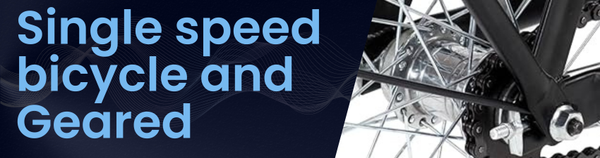 Single speed bicycle Geared